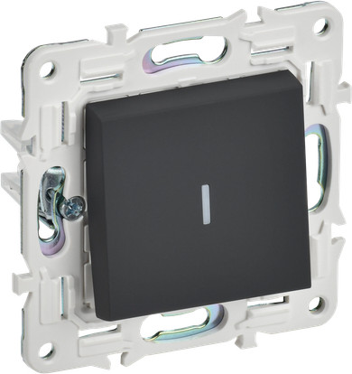 Изображение товара Выключатель IEK Skandy SK-V10-1-10-K53 (графит)