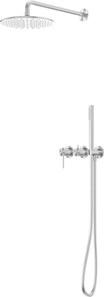 Изображение товара Душевая система со смесителем Abber Wasser Kreis 316 / AF8118BST (сталь брашированная)