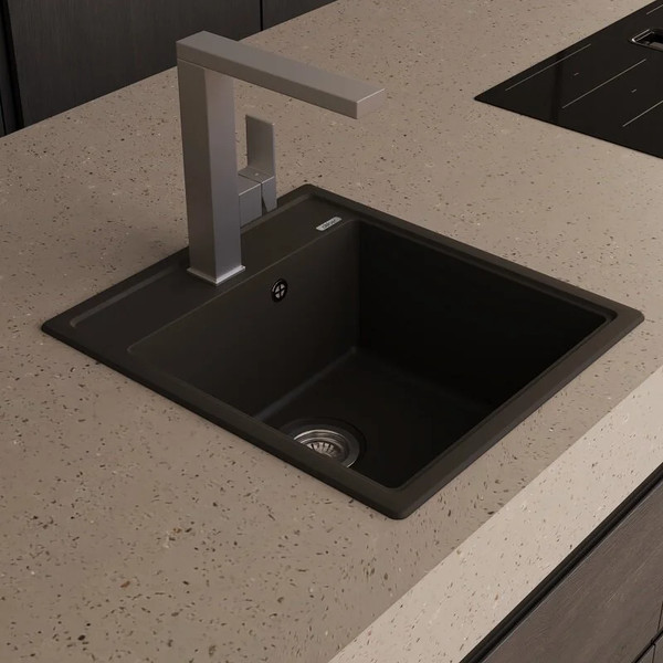 Изображение товара Мойка кухонная Abber Quarz AQ2901B (черный)