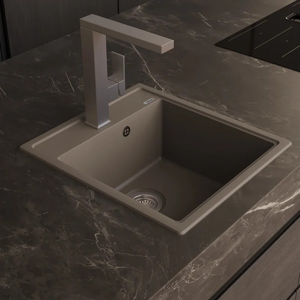 Изображение товара Мойка кухонная Abber Quarz AQ2901G (серый)