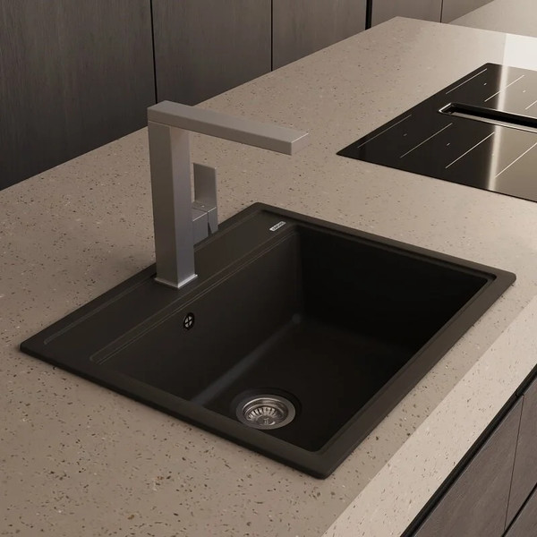Изображение товара Мойка кухонная Abber Quarz AQ2902B (черный)