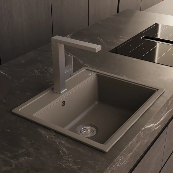 Изображение товара Мойка кухонная Abber Quarz AQ2902G (серый)