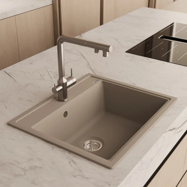 Изображение товара Мойка кухонная Abber Quarz AQ2902S (песочный)