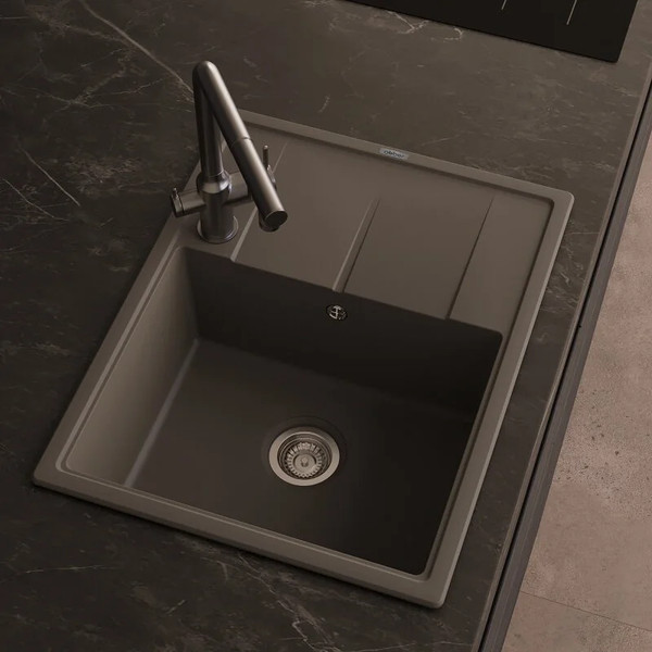 Изображение товара Мойка кухонная Abber Quarz AQ2903G (серый)