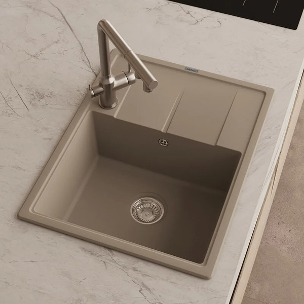 Изображение товара Мойка кухонная Abber Quarz AQ2903S (песочный)