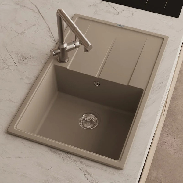 Изображение товара Мойка кухонная Abber Quarz AQ2904S (песочный)