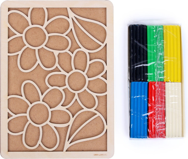 Изображение товара Набор для творчества Лесная мастерская Пластилиновые картинки. Цветы / 7827539