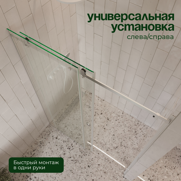 Изображение товара Душевая дверь Benetto BEN_501_SL_C 195x160