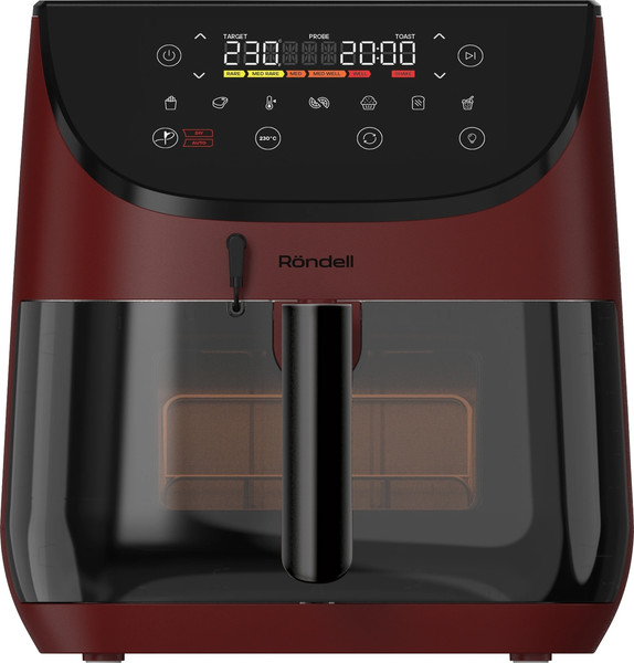 Изображение товара Аэрогриль Rondell RDE-AF888 (бургунди/черный)