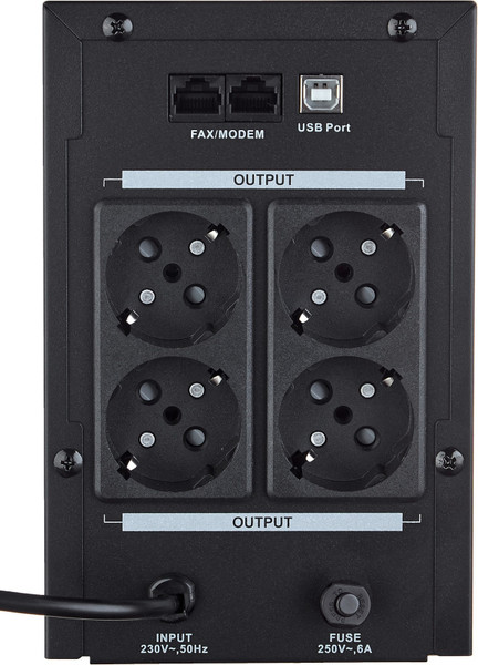 Изображение товара ИБП Kiper Power C1200 USB (1200VA/720W)