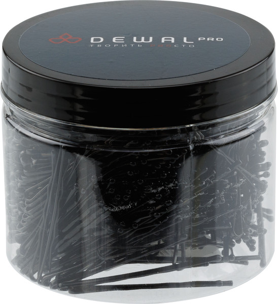 Изображение товара Набор заколок-невидимок для волос Dewal CL153 (500г, черный)