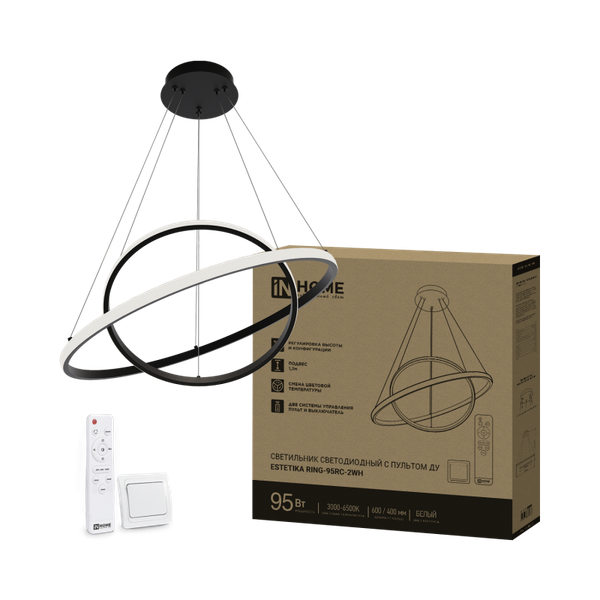 Изображение товара Потолочный светильник INhome Estetika Ring-95RC-2BL / 4690612062501