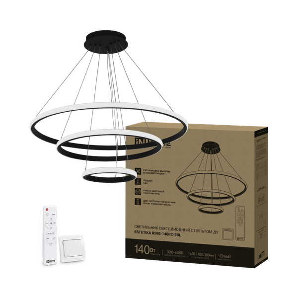 Изображение товара Люстра INhome Estetika Ring-140RC-3BL / 4690612062471