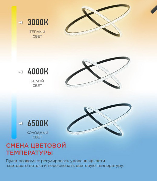 Изображение товара Потолочный светильник INhome Estetika Ring-Mystery-95RC-2BL / 4690612062525