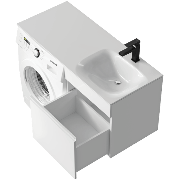 Изображение товара Тумба под умывальник Aqwella под стиральную машину Duet DU01051