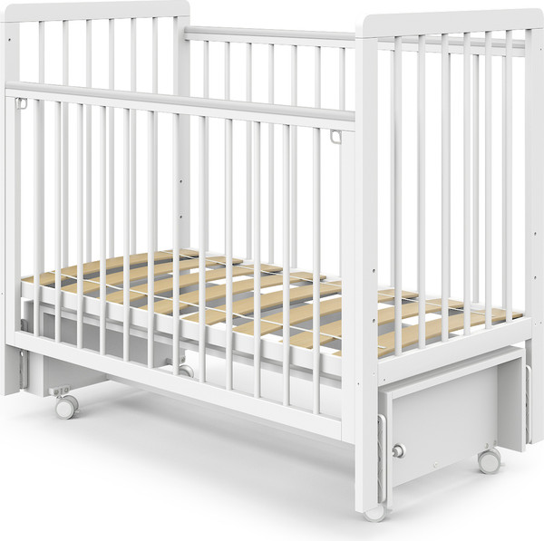 Изображение товара Детская кроватка Sweet Baby Vita с маятником (белый)