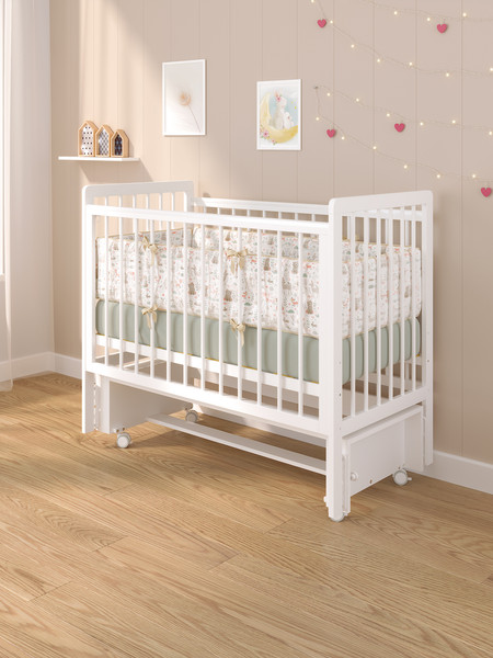 Изображение товара Детская кроватка Sweet Baby Vita с маятником (белый)