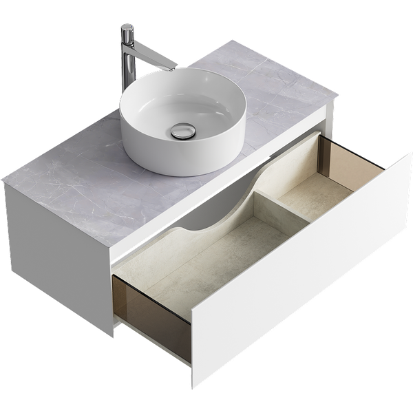 Изображение товара Тумба под умывальник Aqwella Geometria GE01101WM+STG1014X456GS