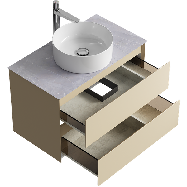 Изображение товара Тумба под умывальник Aqwella Geometria GE01082MD+STG814X476GS
