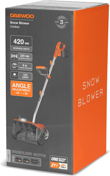 Изображение товара Снегоуборщик аккумуляторный Daewoo Power DAST 4242Li SET