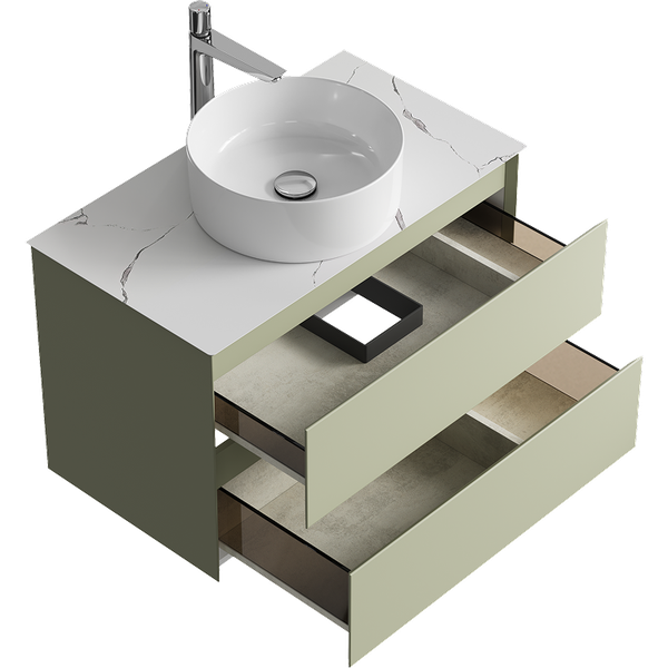 Изображение товара Тумба под умывальник Aqwella Geometria GE01082SH+STG814X476MW