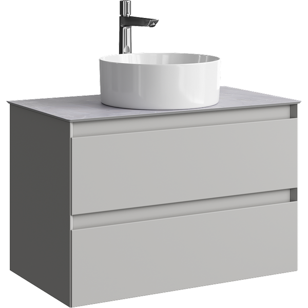 Изображение товара Тумба под умывальник Aqwella Geometria GE01082ST+STG814X476GS