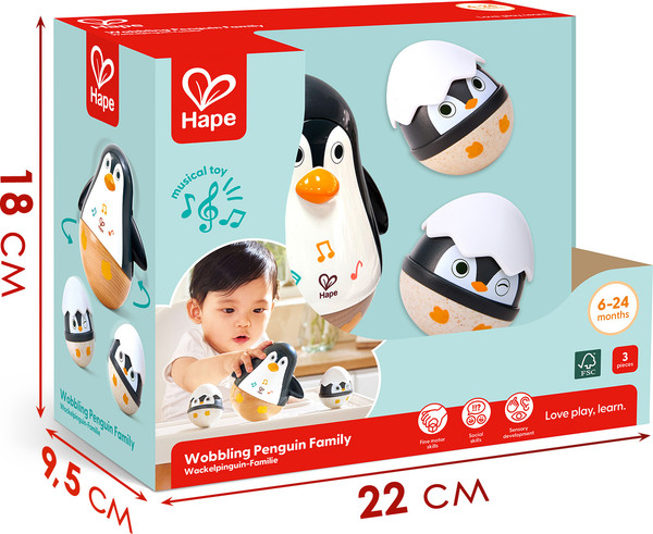 Изображение товара Развивающий игровой набор Hape Малышам Семья пингвинов / E0136_HP