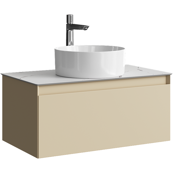 Изображение товара Тумба под умывальник Aqwella Geometria GE01081MD+STG814X476MW