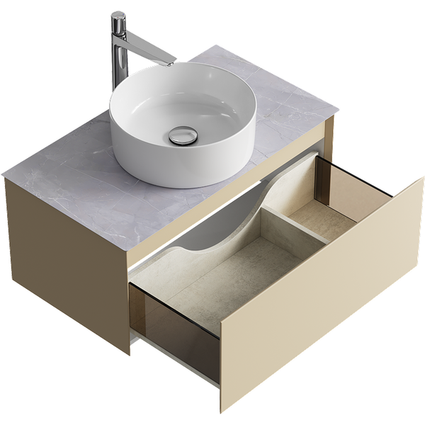 Изображение товара Тумба под умывальник Aqwella Geometria GE01081MD+STG814X476GS