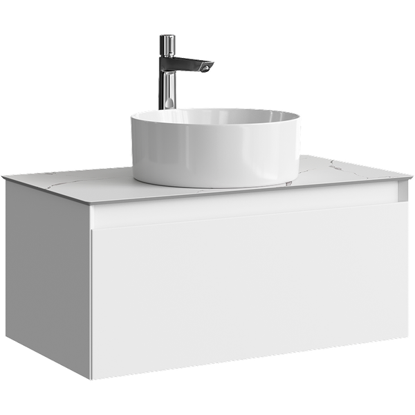 Изображение товара Тумба под умывальник Aqwella Geometria GE01081WM+STG814X476MW