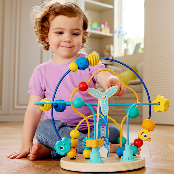 Изображение товара Развивающая игрушка Hape Галактический Лабиринт с бусинами / E0525_HP