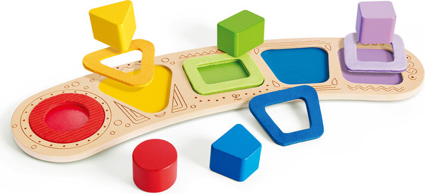 Изображение товара Сортер Hape Цвета и формы Монтессори / E1666_HP