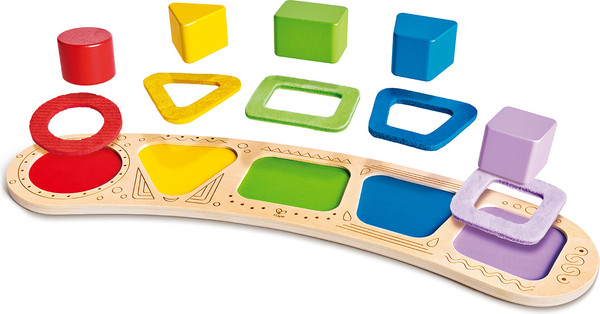 Изображение товара Сортер Hape Цвета и формы Монтессори / E1666_HP