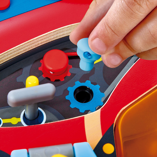 Изображение товара Бизиборд Hape Цвета и формы Маленький гонщик / E1120_HP