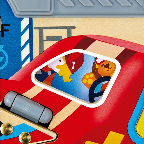 Изображение товара Бизиборд Hape Цвета и формы Маленький гонщик / E1120_HP