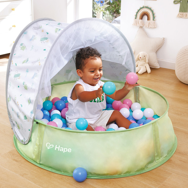 Изображение товара Сухой бассейн Hape Пляж с тентом / E4108_HP