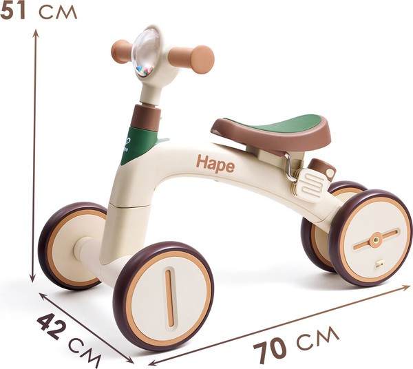 Изображение товара Беговел Hape Step-by-Step / E1225_HP (бежевый)