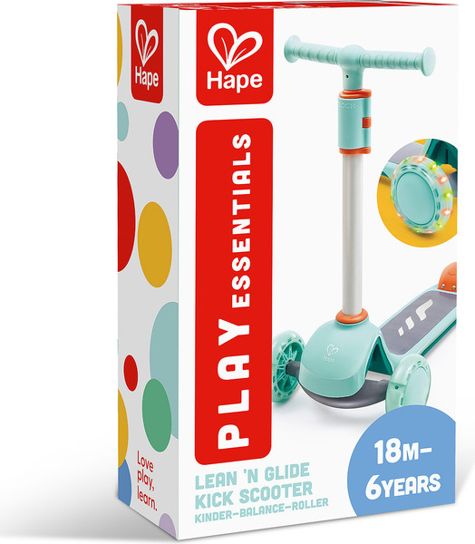 Изображение товара Самокат детский Hape Lean aposn Glide / E8975_HP (бирюзовый)