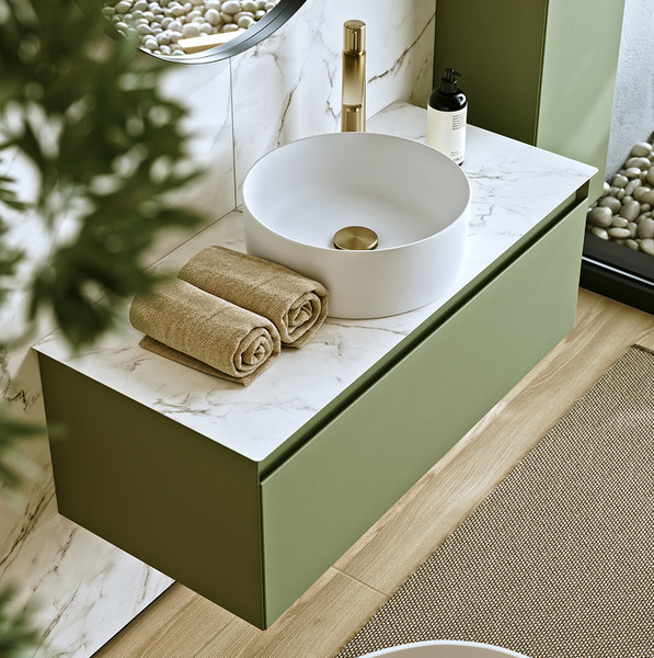 Изображение товара Тумба под умывальник Aqwella Geometria GE01081SH+STG814X476MW