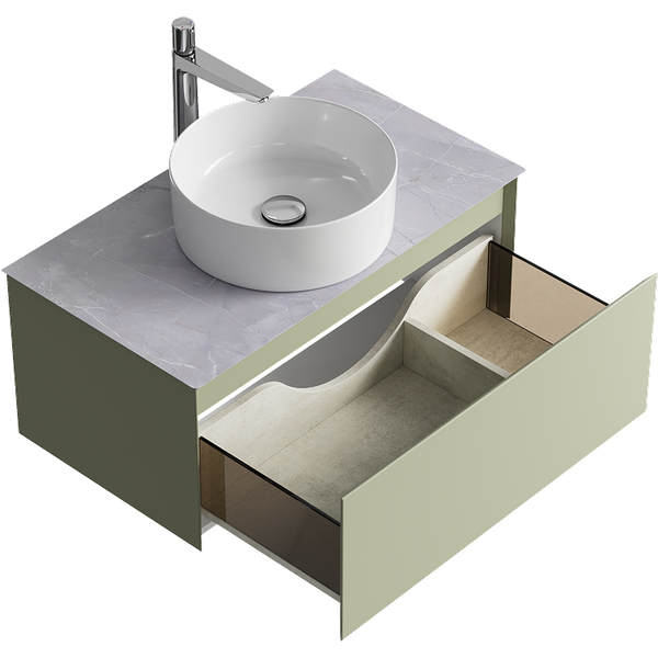 Изображение товара Тумба под умывальник Aqwella Geometria GE01081SH+STG814X476GS