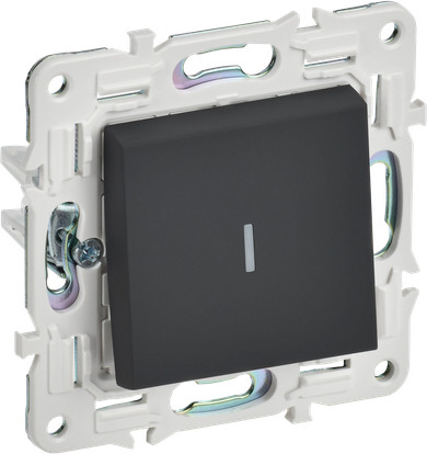 Изображение товара Выключатель IEK Skandy SK-V12-1-10-K53 (графит)