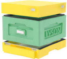 Изображение товара Улей Lyson Рута На 10 Рамок / WR1GY (зеленый/желтый)