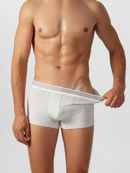 Изображение товара Комплект мужских трусов Mark Formelle 411124-2 (р.102-112, светло-серый меланж/графит)