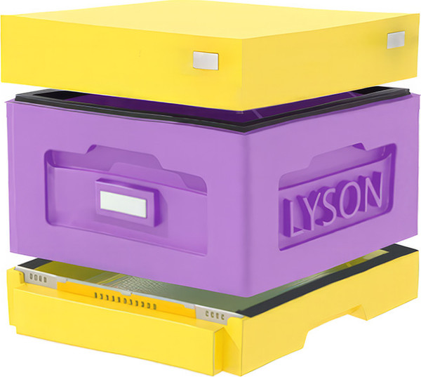 Изображение товара Улей Lyson Рута На 10 Рамок / WR1PUY (фиолетовый/желтый)