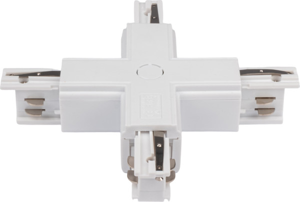 Изображение товара Коннектор для шинопровода JAZZway 3P PTR CX-WH / 5063334 (белый)