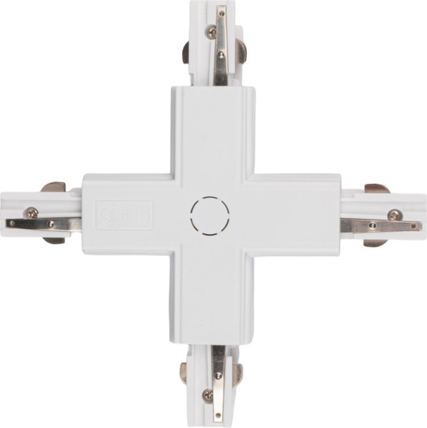 Изображение товара Коннектор для шинопровода JAZZway 3P PTR CX-WH / 5063334 (белый)
