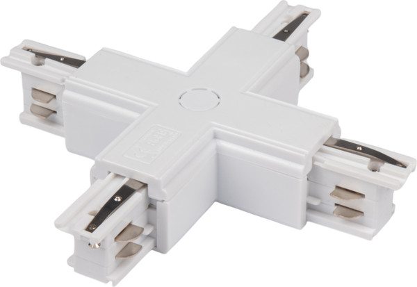Изображение товара Коннектор для шинопровода JAZZway 3P PTR CX-WH / 5063334 (белый)