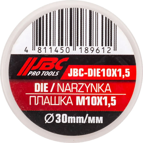 Изображение товара Плашка JBC DIE10x1.5 (62745)