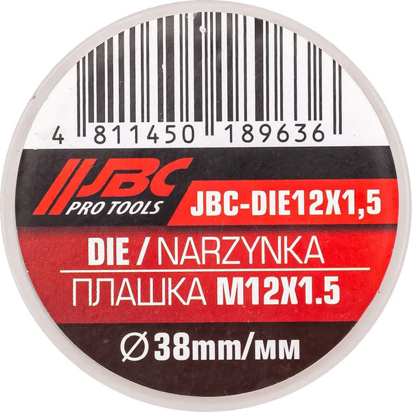 Изображение товара Плашка JBC DIE12x1.5 (62747)