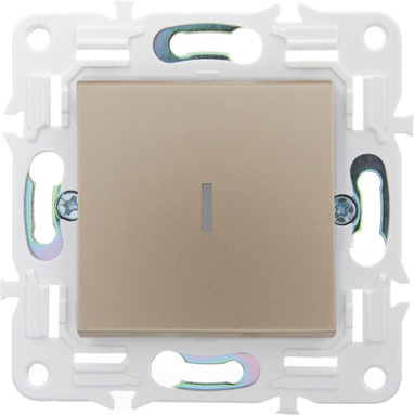 Изображение товара Выключатель IEK Skandy SK-V10-1-10-K98 (песочный)